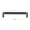 Gliderite Hardware 6-1/4 in. Center to Center Knurled Bar Pull Oil Rubbed Bronze 4788-160-ORB-1 - alternate 3